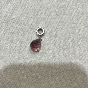 Pandora purple dangle charm